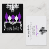 311 Snoep Budoir Rococo Deep Paars Visitekaartje (Voorkant / Achterkant)