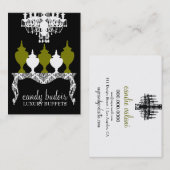 311 Snoep Budoir Rococo Olive Green Visitekaartje (Voorkant / Achterkant)