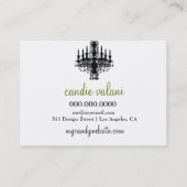 311 Snoep Budoir Rococo Olive Green Visitekaartje (Achterkant)