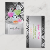 311-Snoep Caterer versie 2 Damask Shimmer Visitekaartje (Voorkant / Achterkant)