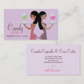 311 Snoep Cuties Brunette Duo Visitekaartje (Voorkant / Achterkant)