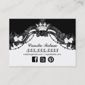 311 Snoep Wonderland Black White Visitekaartje (Achterkant)