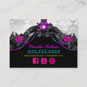 311 Snoep Wonderland White Damask Visitekaartje (Achterkant)