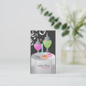 311-Snoep Zijdeler Versie 2 Swanky Swirls Visitekaartje (Staand voorkant)