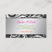 311-Snoep Zijdeler Versie 2 Swanky Swirls Visitekaartje (Achterkant)