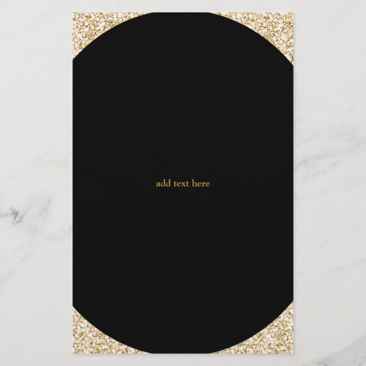 311 Spray Flyer Gold Faux Sparkle (Achterkant)