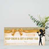 311 Spray Tan Fashionista Gift Certificate (Staand voorkant)