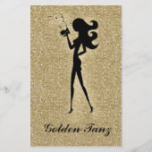 311 Spray Tan Flyer Gold Faux Sparkle (Voorkant)
