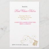 311 Spray Tan Flyer Goud Nep Glitters (Achterkant)