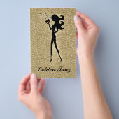 311 Spray Tan Flyer Goud Nep Glitters (Hand)