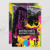 311 Stadsvestigingspartij Blackout Kaart (Voorkant / Achterkant)