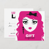 311 Star Face Deux Pink Cadeaubon (Voorkant / Achterkant)