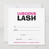 311 Star Face Deux Pink Cadeaubon (Achterkant)