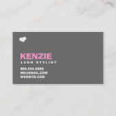 311 Ster Face Luscious Lash Visitekaartje (Achterkant)