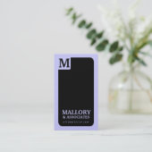 311-stijlvolle bedrijfsmonogram | Wettelijke metaa Visitekaartje (Staand voorkant)