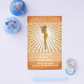 311 Sunburst Spray Tan Party Flyer (Enkel)