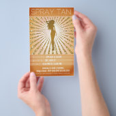 311 Sunburst Spray Tan Party Flyer (Hand)