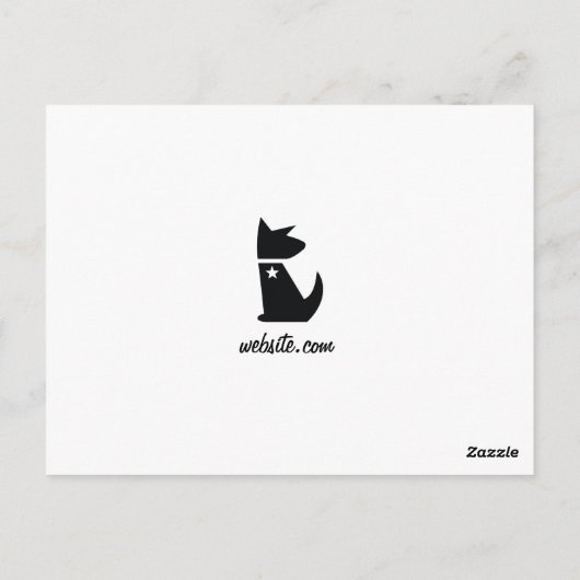 311-Super Duper Dog Certificaat Briefkaart (Achterkant)