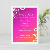 311-Swanky Swirl Dinner Drink Menu Wild Sunset (Staand voorkant)