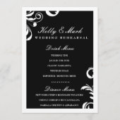 311-Swanky Swirl Dinner / Menu Drink Black (Voorkant)