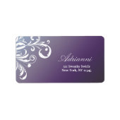 311-Swanky Swirls Hydrangea Label (Voorkant)