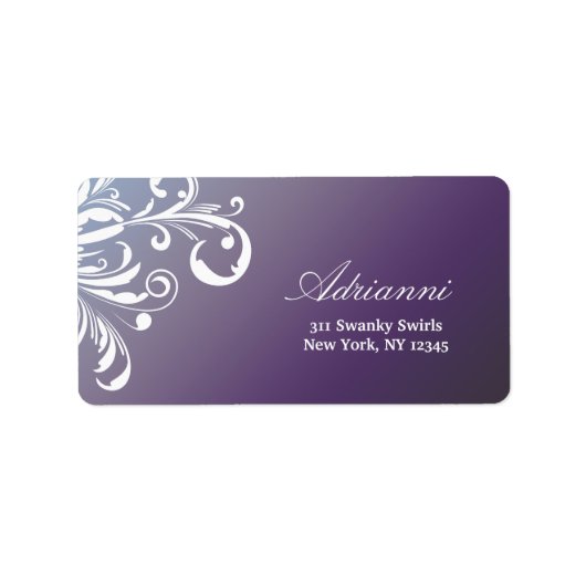 311-Swanky Swirls Hydrangea Label (Voorkant)