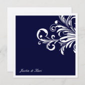 311-Swanky Swirls Trim_Navy Metallic Kaart (Voorkant / Achterkant)