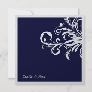 311-Swanky Swirls Trim_Navy Metallic Kaart