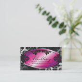 311-Sweet Blackberry Truffle Damask Visitekaartje (Staand voorkant)