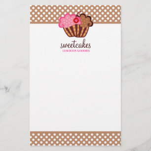 311-Sweet Cakes Cupcake Brown Flyer