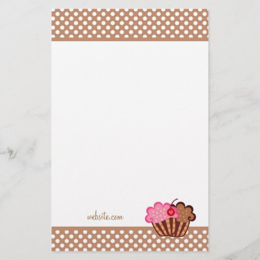 311-Sweet Cakes Cupcake Brown Flyer (Achterkant)