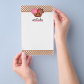 311-Sweet Cakes Cupcake Brown Flyer (Hand)