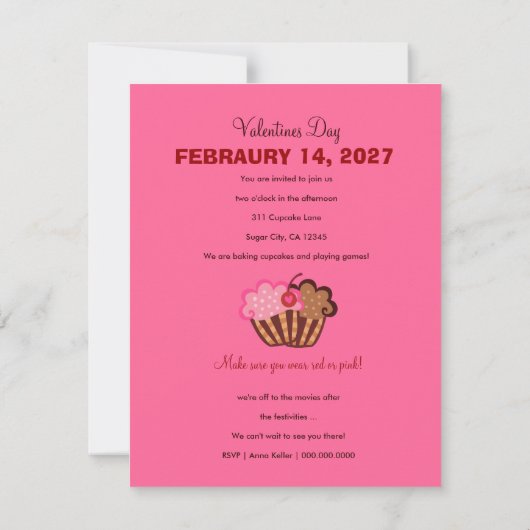 311-Sweet Cakes Kaart (Achterkant)