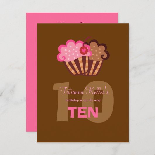 311-Sweet Cakes Kaart (Voorkant / Achterkant)