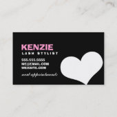 311 Sweet Heart Blonde Appointment Card Afsprakenkaartje (Achterkant)