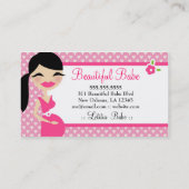 311 SWEET LETITIA HOTT PINK BRUNETTE VISITEKAARTJE (Achterkant)