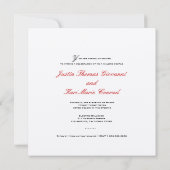 311-Sweet Snowflake Red Metallic Kaart (Achterkant)