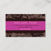 311-SWEET VELVET ROOS PINK VISITEKAARTJE (Achterkant)