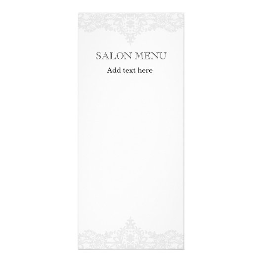 311 Sweetique Pink Stripes Menu Kaart (Achterkant)