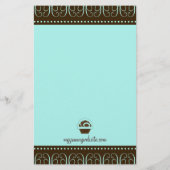 311-Swirly Sweet Turquoise Flyer (Achterkant)