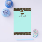 311-Swirly Sweet Turquoise Flyer (Enkel)