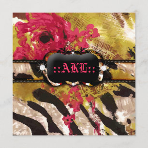 311-Tigress/Zebra-Roos Bachelorette Kaart