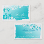 311 TRANQUIL GARDEN BLUE FADE VISITEKAARTJE (Voorkant / Achterkant)