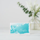 311 TRANQUIL GARDEN BLUE FADE VISITEKAARTJE (Staand voorkant)