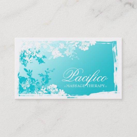 311 TRANQUIL GARDEN BLUE FADE VISITEKAARTJE (Voorkant)