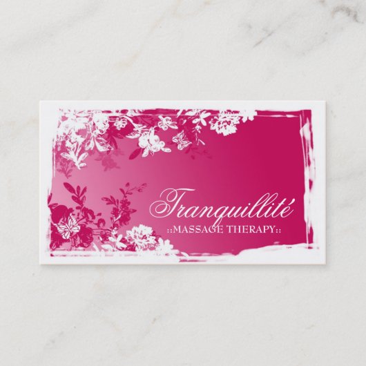 311 TRANQUIL GARDEN PINK FADE VISITEKAARTJE (Voorkant)