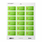 311 Tropical Paradise Kerstlimoen groen Etiket (Full Sheet)