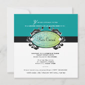 311-Turquoise Lingerie Mannequin Kaart (Achterkant)