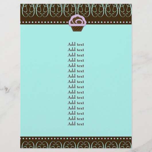 311 Turquoise & Paarse Zwirly Sweet Flyer (Voorkant)