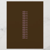 311 Turquoise & Paarse Zwirly Sweet Flyer (Achterkant)